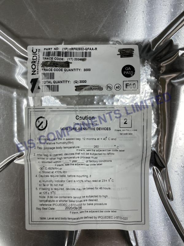 NRF52832-QFAA-R vaccum label